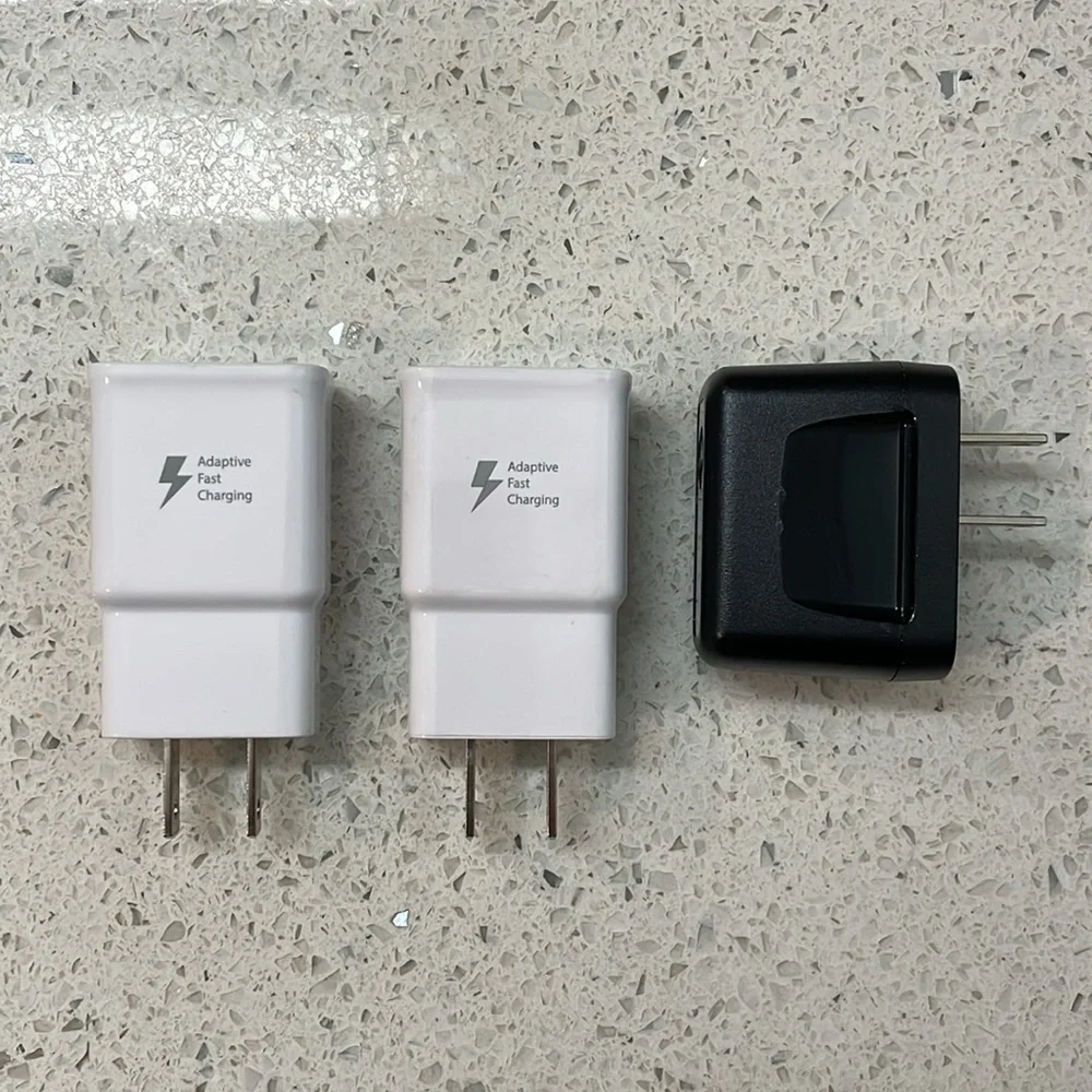 Samsung Original Quick Fast Travel Charger with USB Type C 6.6FT (2m) Adapters